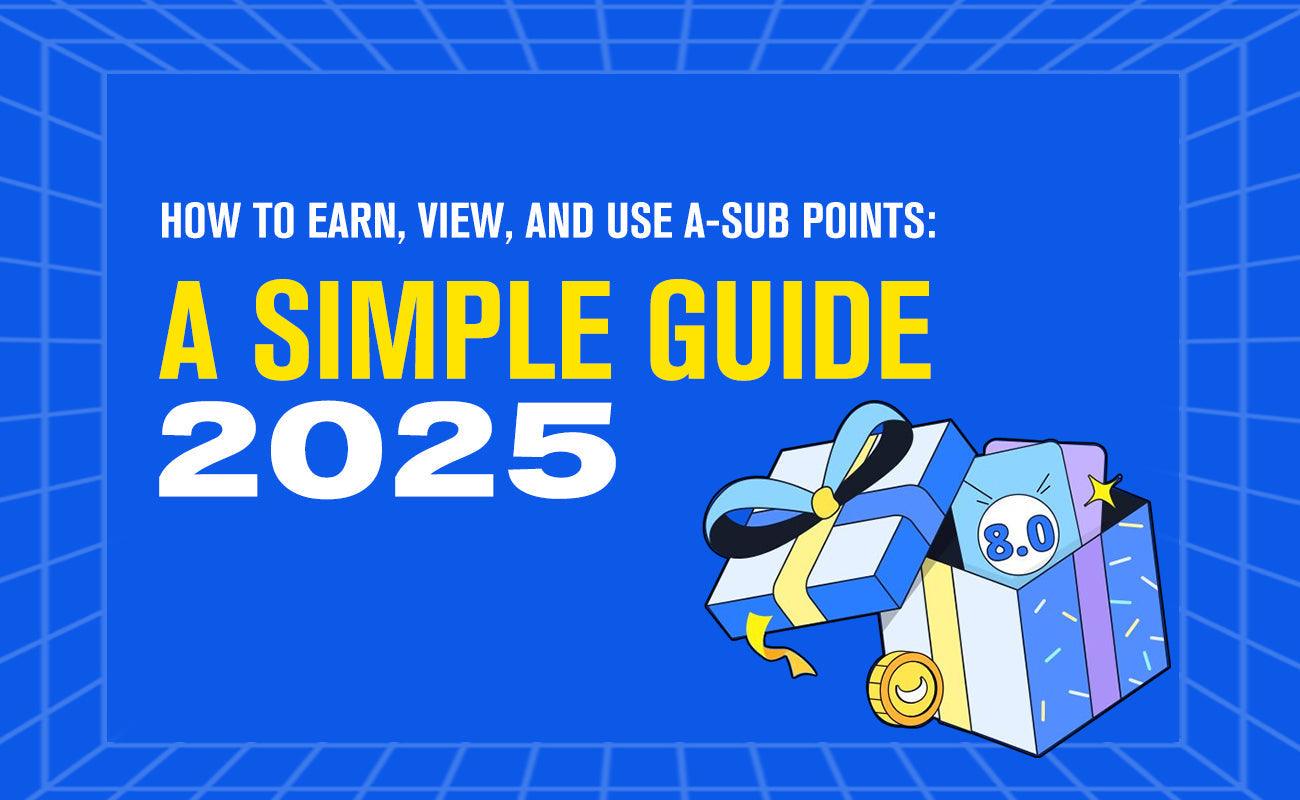 How to Earn, View, and Use A-SUB Points: A Simple Guide 2025 image.