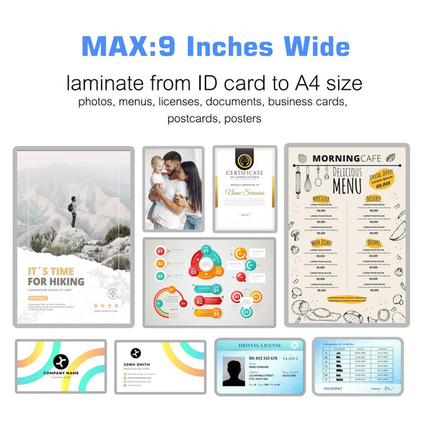 A-SUB Upgraded Thermal Laminator Machine A4 Size Cold & Hot 💥FREE GIFTS included💥 - A-SUB