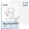Artist’s Tracing Paper Pad 8.5x11 Inch 100 Sheets 32 LB / 50 GSM