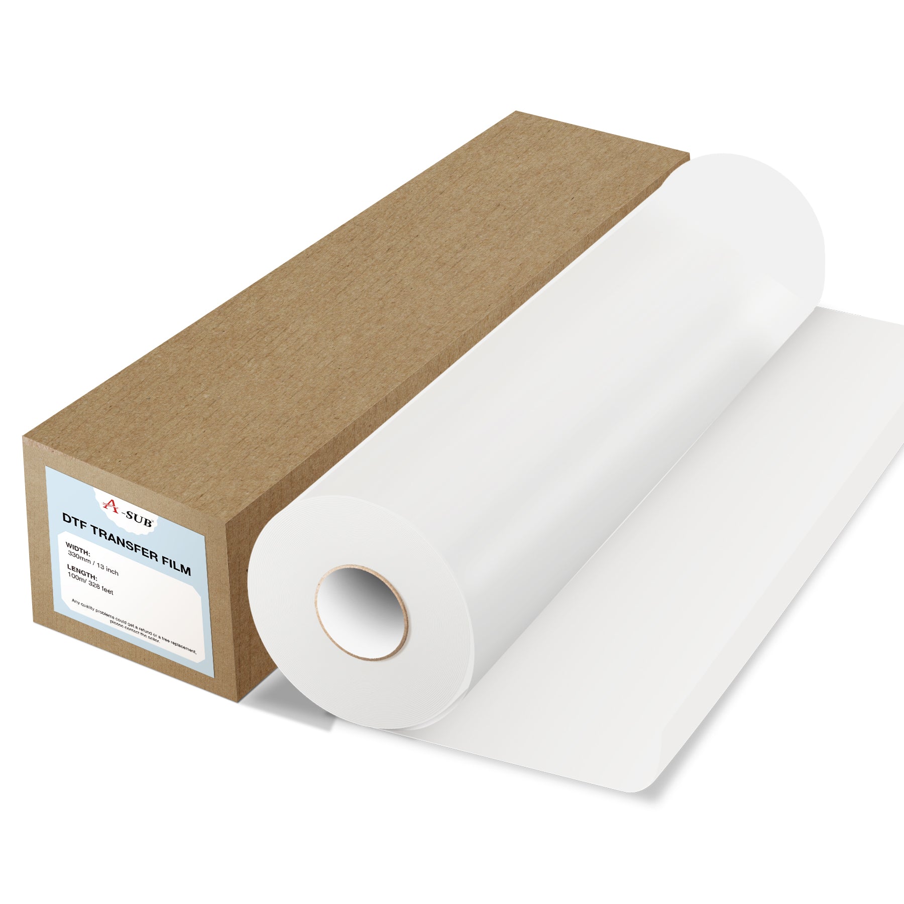 Yamation DTF Transfer Film Roll: 13inch Premium Double-sided Matte
