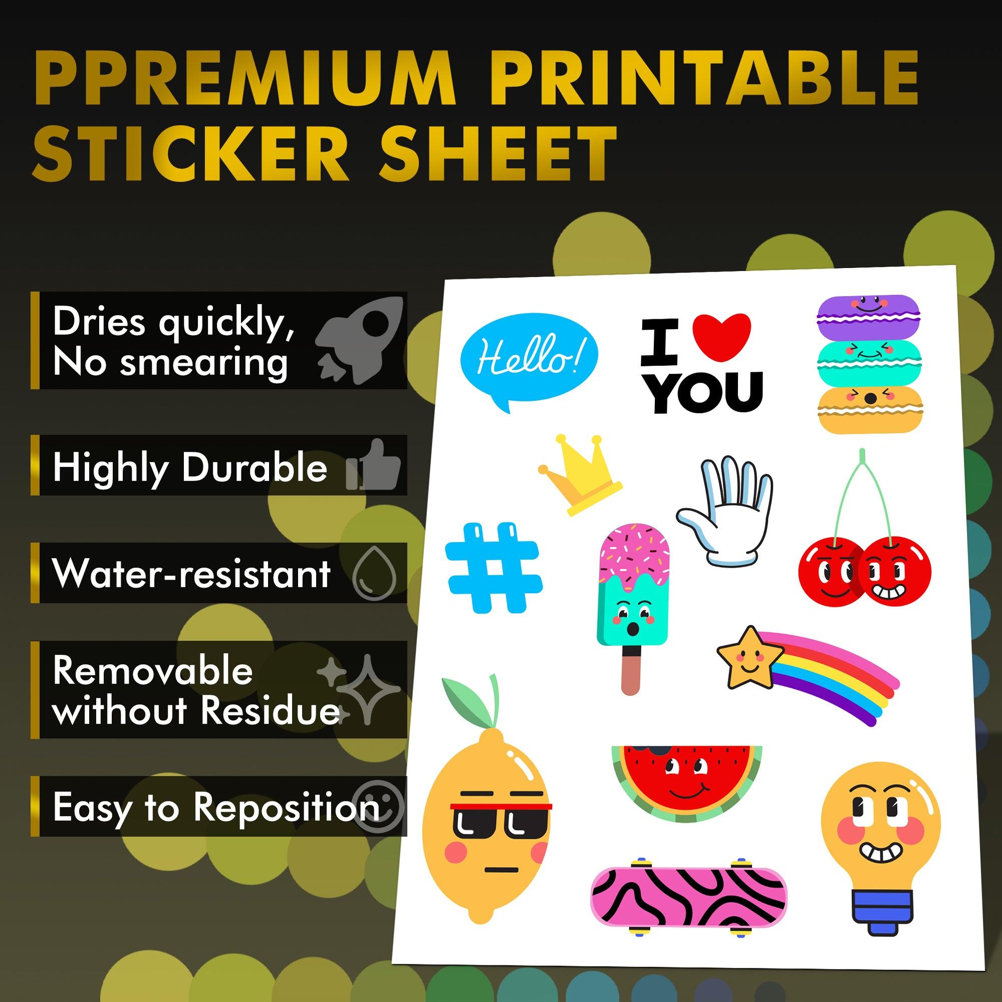 A-SUB Inkjet Self Adhesive Fabric Sticker 8.5