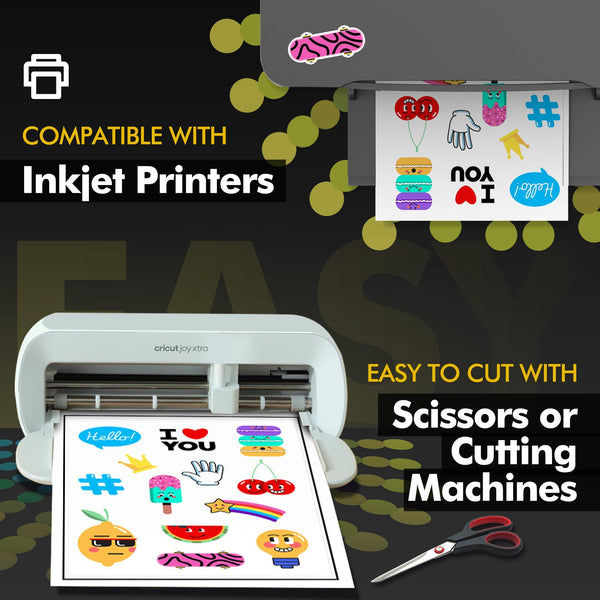 A-SUB Inkjet Self Adhesive Fabric Sticker 8.5"*11" - A-SUB