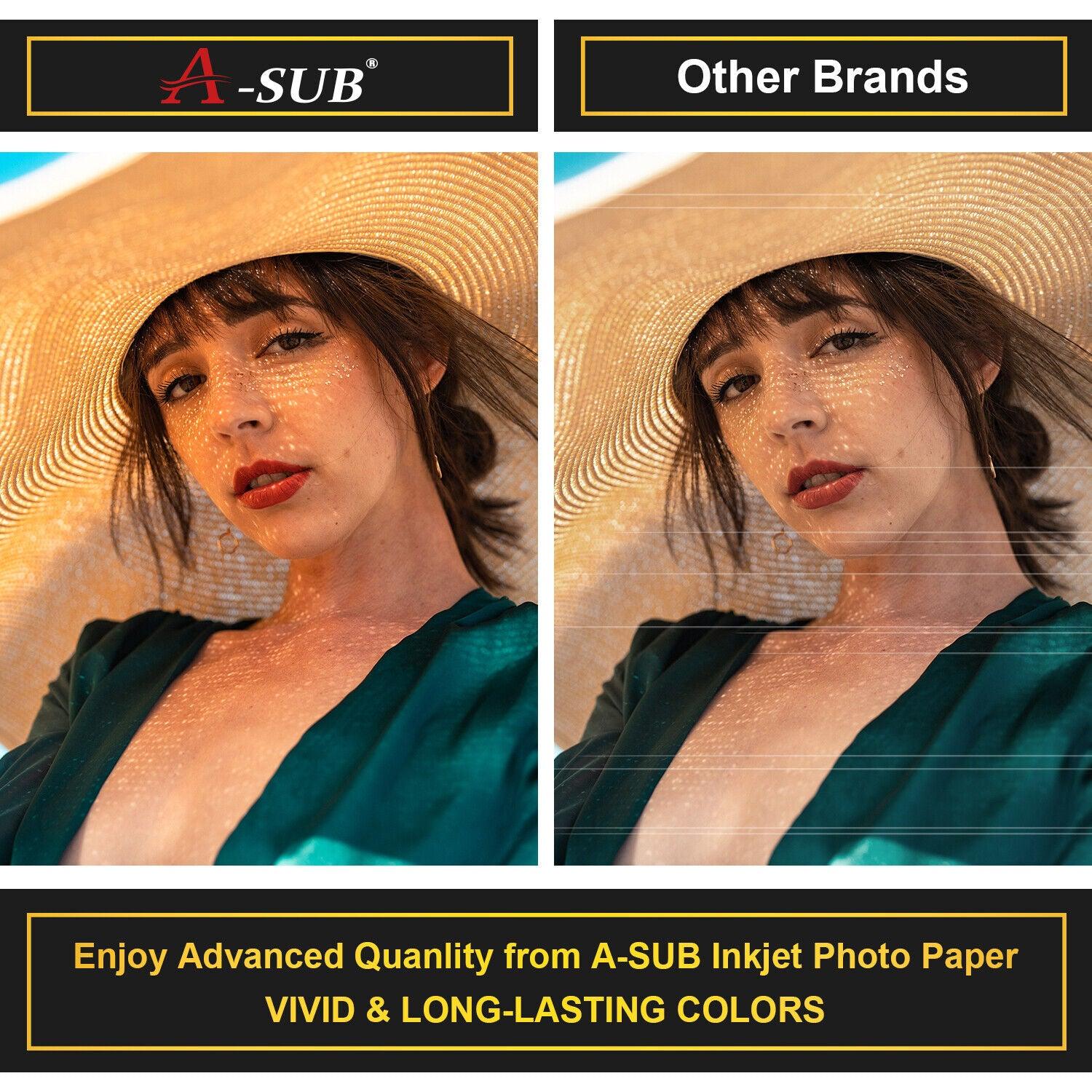 A-SUB Luster Resin-Coated Photo Paper 8.5