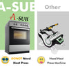 A-SUB Sublimation Shrink Wraps Sleeves 50 Sheets for Sublimation Beginner - A-SUB