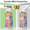 A-SUB Sublimation Shrink Wraps Sleeves 50 Sheets for Sublimation Beginner - A-SUB