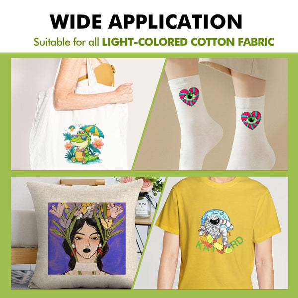 A-SUB Clear Sublimation Vinyl for Cotton Shirts 12"X 10FT - A-SUB