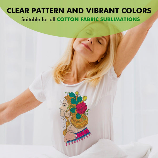 A-SUB Clear Sublimation Vinyl for Cotton Shirts 12"X 10FT - A-SUB