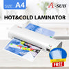A-SUB Upgraded Thermal Laminator Machine A4 Size Cold & Hot 💥FREE GIFTS included💥 - A-SUB