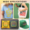 A SUB 3D Puff Heat Transfer Vinyl 8 PCS - 8 Colors Puff Vinyl Sheets 10''x 12" - A-SUB