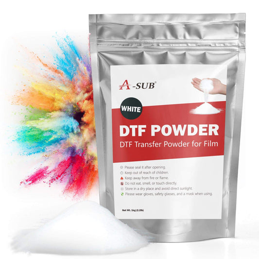 A-SUB DTF Fine-Medium DTF Powder Adhesive 2.2lbs (White) - A-SUB