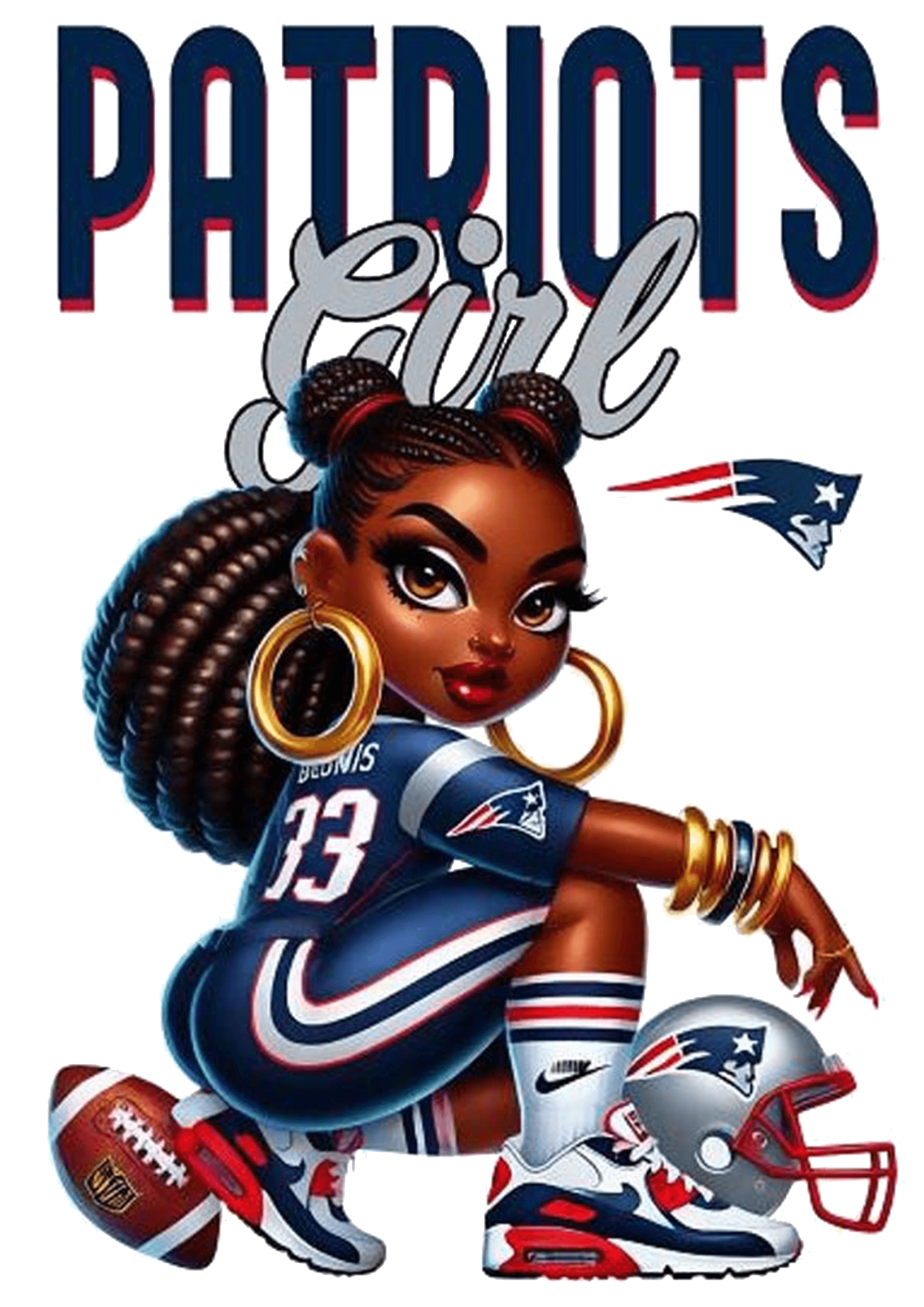 PATRIOTS GIRL PNG - A-SUB
