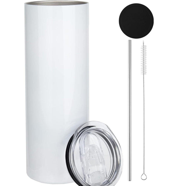 A-SUB 20 OZ Sublimation Tumbler with Black Coaster - A-SUB
