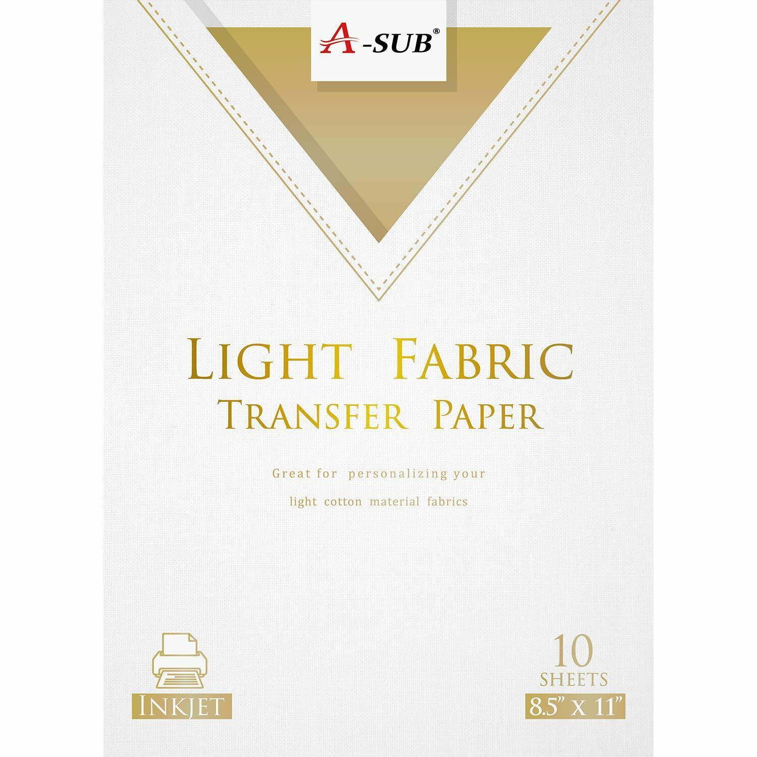 Heat Transfer Paper  Iron on Transfer Paper 8.5 X 11 10 Pack