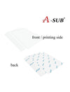A-SUB 8.5''x11'' Dark Fabric Transfer Paper 20 Sheets - A-SUB