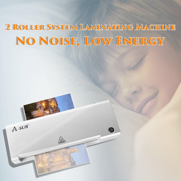 A-SUB Thermal Laminator Machine 9 inch w/ 20 Laminating Pouch Corner Rounder A4 - A-SUB