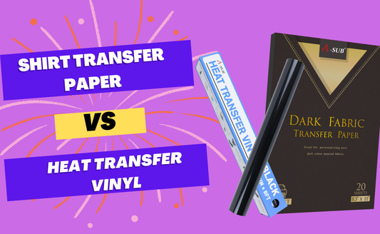 Shirt transfer paper vs Heat Transfer Vinyl ?! Pros and Cons !