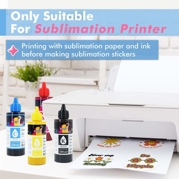Waterproof Sublimation Sticker Paper - 25 Glossy Sheets