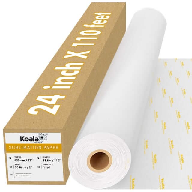 24" x110“ Sublimation Paper 105gsm Roll