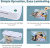 A-SUB Thermal Laminator A4 White Laminating Machine 2 Roller System with Release Button for Office School Business Use