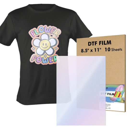 A-SUB DTF Varied Effects Film Set 8.5"*11"-Glow in the Dark , Holographic,Chameleon, Matte - A-SUB