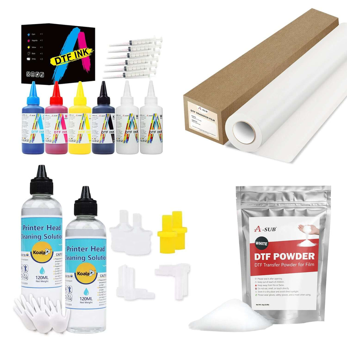 Dtf Ink Kit A-SUB DTF Printer Machine – High-Quality Direct to Film Printing
