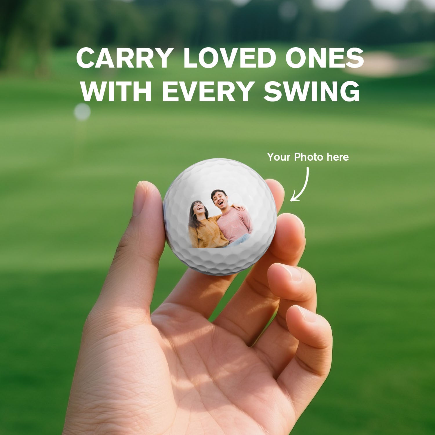 A-SUB 3-Piece Golf Ball for UV Printer with Gift Box 16pcs