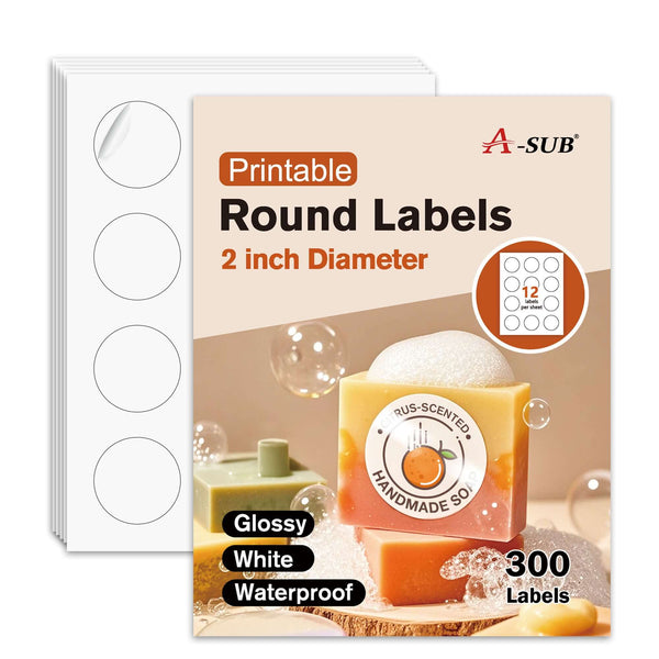 A-SUB Round Labels