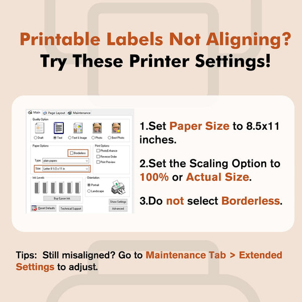 Line Label Sub Cut Waterproof Round Sticker Labels - A-SUB 2