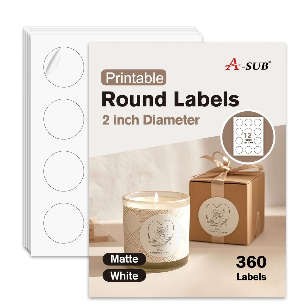 A-SUB Round Labels