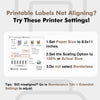 A-SUB 2 inch Round Sticker Labels White Matte for  Inkjet or Laser Printer