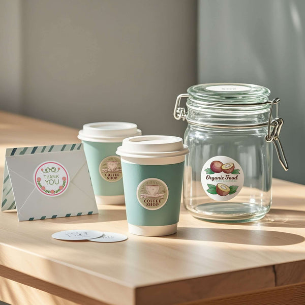 waterproof round sticker labels - A-SUB 2