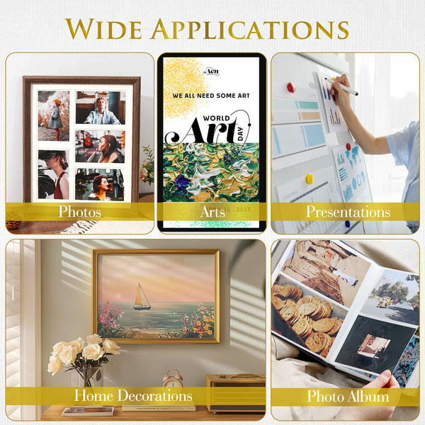 A-SUB 4 X 6 Inches Glossy Cast Coated Photo Paper 48lb 180gsm
