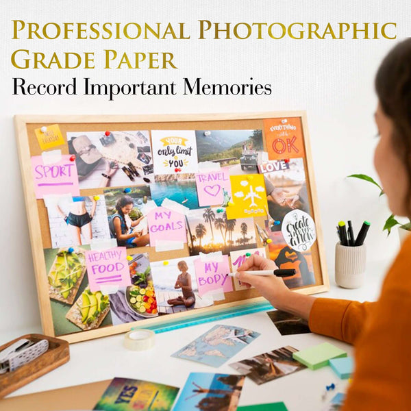 A-SUB 8.5x11 Inches Glossy Cast Coated Photo Paper 48lb 180gsm