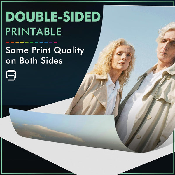 A-SUB 8.5"x11"Satin Resin-Coated Double Sided Photo Paper 74lb 300gsm  20 sheets