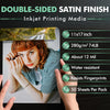 A-SUB 8.5"x11"Satin Resin-Coated Double Sided Photo Paper 74lb 300gsm  20 sheets