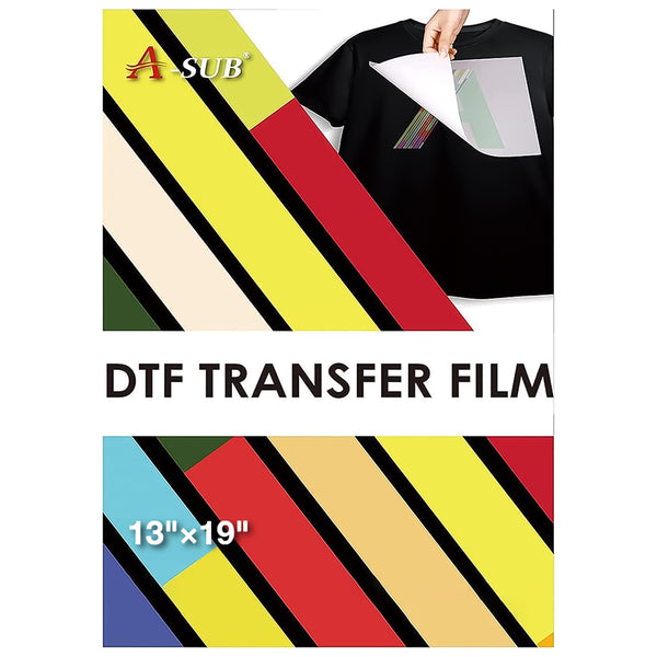 A-SUB DTF Film Roll 13 in X 32.8 FT， DTF Transfer Film for Sublimation DTF  Transfer 13x 10M 