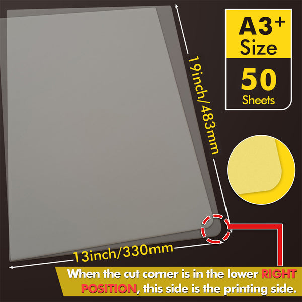 A-SUB DTF Transfer Film 13"*19" 50 Sheets