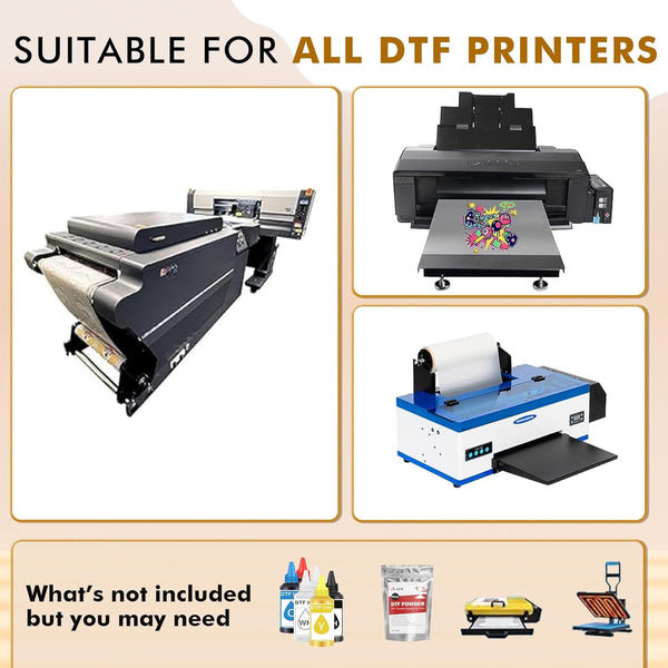 Best DTF PET Film 13x19 A3 50 Sheets for Dtf Printing Double Sided 
