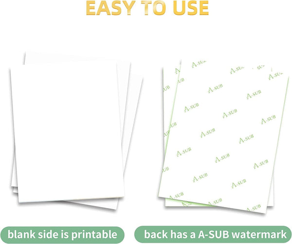 A-SUB 8.5"x14" 105 gsm Sublimation Paper 150 sheets