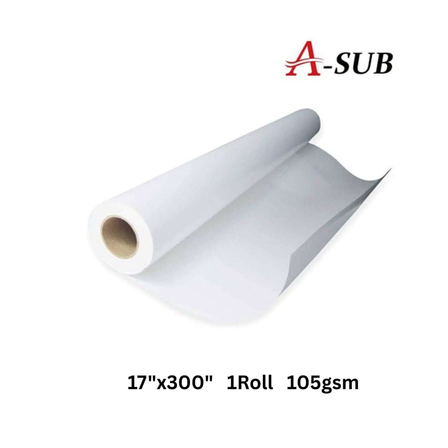 17" x300" Sublimation Paper 105gsm Roll