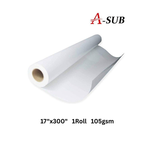 Roll of paper with A-SUB branding on a white background