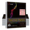 A-SUB Luster Resin-Coated Photo Paper 8.5x11 66lb 250gsm for inkjet, pack of 50 sheets, high-quality printing