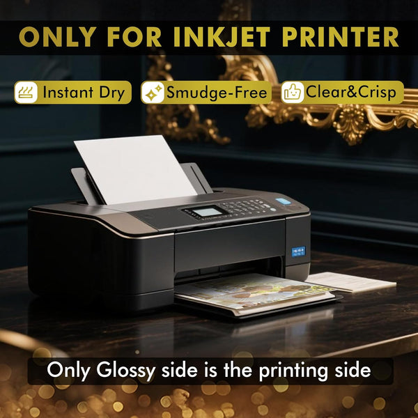 A-SUB Resin-Coated Glossy Photo Paper 260gsm 72lb,13"*19",50 Sheets(L06 Tone)