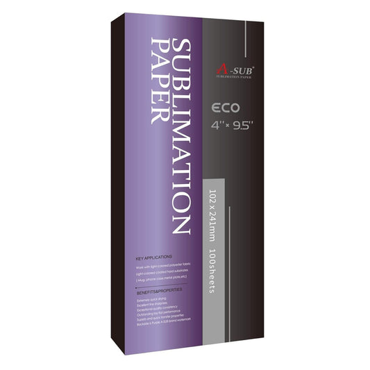 A-SUB Mug-size Sublimation Paper 4x9.5 Inche for 15 oz Mug