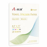 Create Vibrant Custom Stickers with A-SUB Sticker Paper