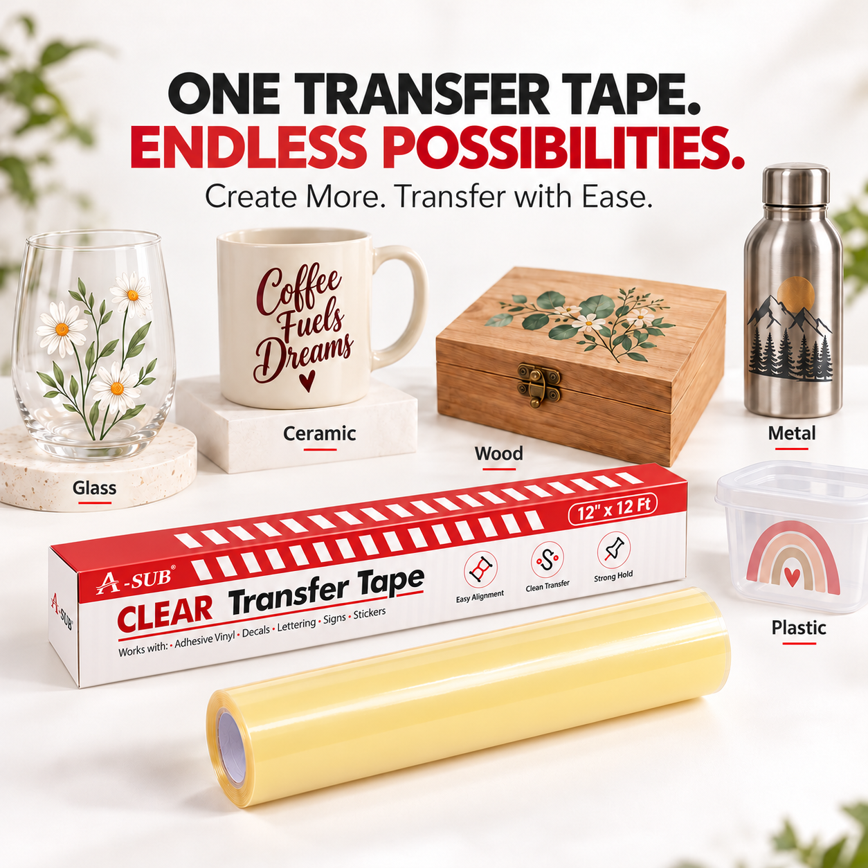 [PRE-ORDER]A-SUB Clear Transfer Tape 12