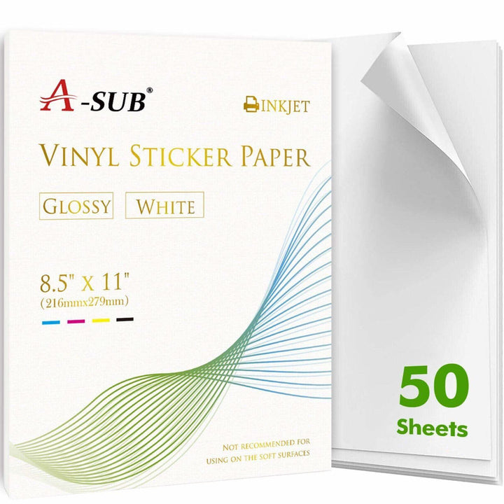 Create Vibrant Custom Stickers with A-SUB Sticker Paper
