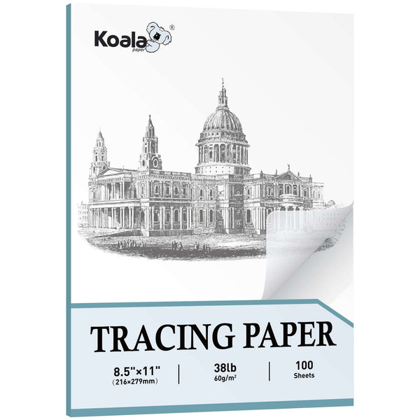 thumbnail image 2 of Hilroy Studio Scrapbook 8.5x11 Tracing Paper Pad - 100 Sheets 38lb Translucent Vellum For Drawing & Art 100 Sheets Tracing Pad 2 of 14