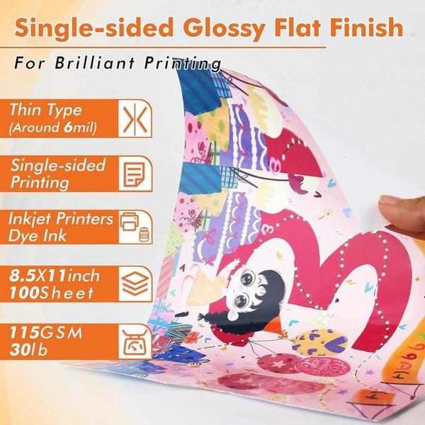 【Bundle Kit】Koala  Inkjet Glossy Photo Paper Bundle – 3 Types (115gsm/180gsm/260gsm Double-Sided) – 100 Sheets Each