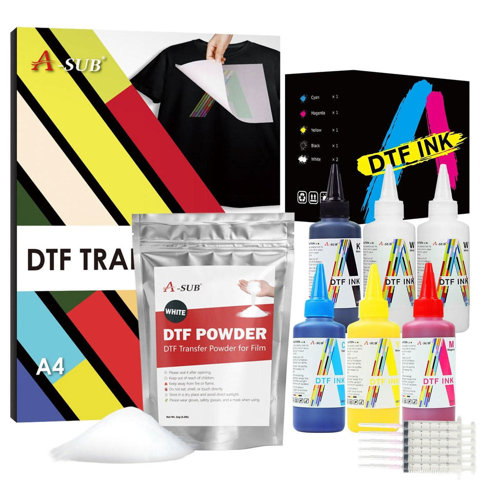 A-SUB DTF Kit for Beginners - All-in-One Printing Solution